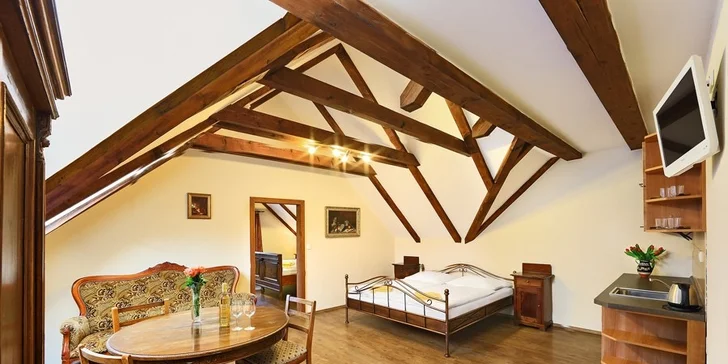 Krásny Český Krumlov: romantický pobyt s raňajkami až pre 4 osoby