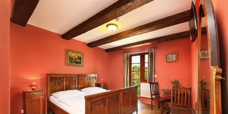 Krásny Český Krumlov: romantický pobyt s raňajkami až pre 4 osoby