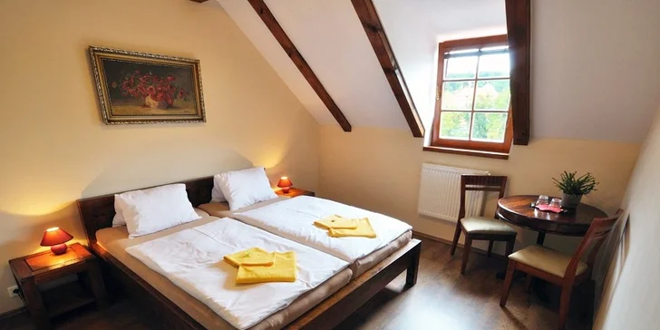 Krásny Český Krumlov: romantický pobyt s raňajkami až pre 4 osoby