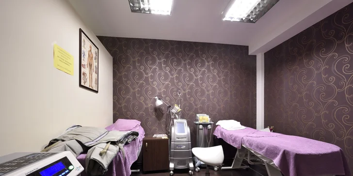 Balíček ošetrení na zoštíhlenie: lipolaser, zábal, lymfodrenáž