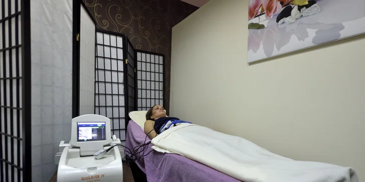 Balíček ošetrení na zoštíhlenie: lipolaser, zábal, lymfodrenáž