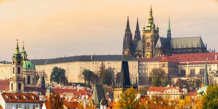 Čarokrásna Praha: pobyt s raňajkami pri Smíchovskom nádraží