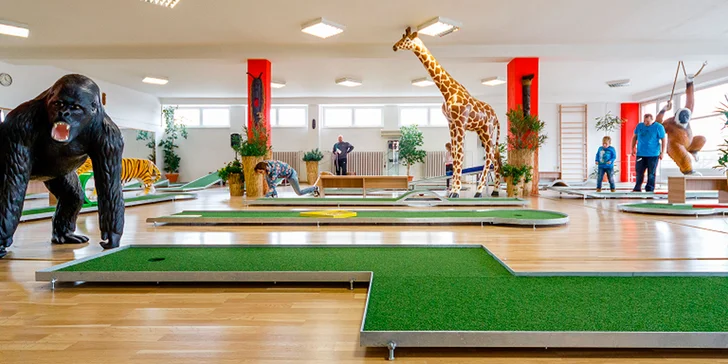 Vnútorný minigolf - teraz aj možnosť usporiadať narodeninovú oslavu!