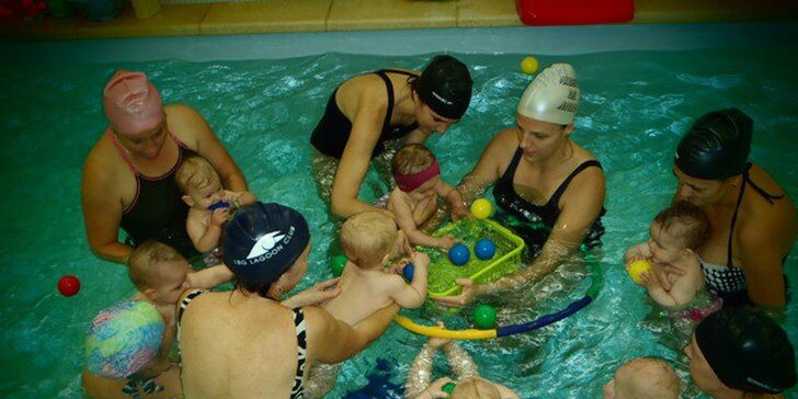 Mesačný kurz plávania mamičiek s bábätkami