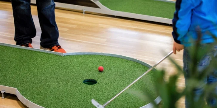 Vnútorný minigolf - teraz aj možnosť usporiadať narodeninovú oslavu!