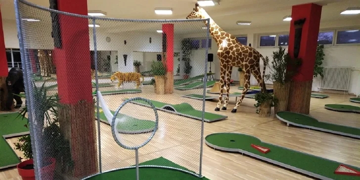 Vnútorný minigolf - teraz aj možnosť usporiadať narodeninovú oslavu!