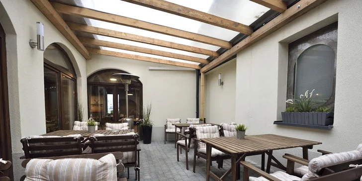 3-chodová večera pre 2 a vstup do privátneho wellness centra