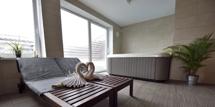 3-chodová večera pre 2 a vstup do privátneho wellness centra