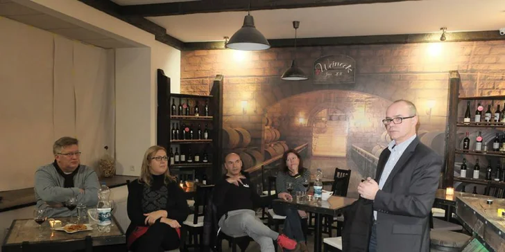 Ochutnávka vín vo vinotéke Weineck