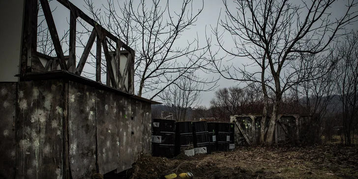 Zimný paintball! Vyskúšajte aj nočnú hru!