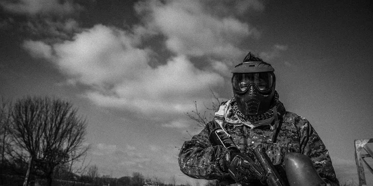 Zimný paintball! Vyskúšajte aj nočnú hru!