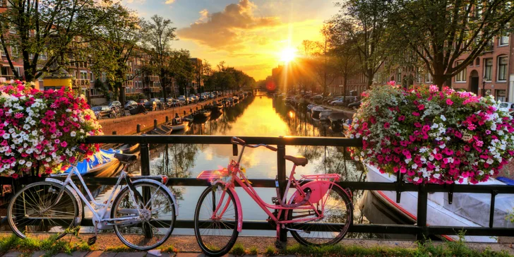 Amsterdam, výstava kvetov Keukenhof a Bruggy