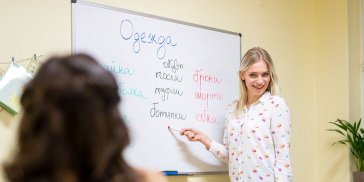 Individuálne hodiny anglického alebo ruského jazyka