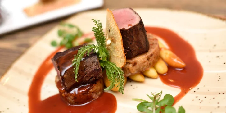 Vynikajúce 3-chodové menu spojené s degustáciou vín