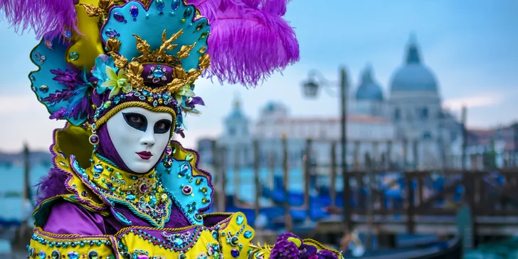 Benátsky karneval s ubytovaním v lagúne na ostrove Murano