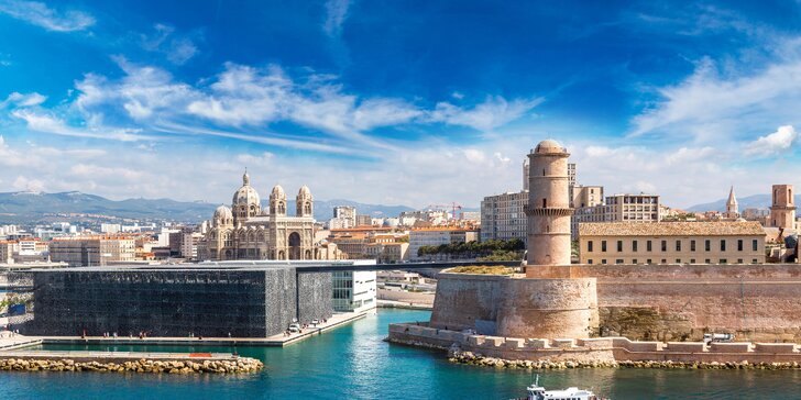 Provensalsko, Marseille, ostrov If, Cannes a Monaco s ubytovaním