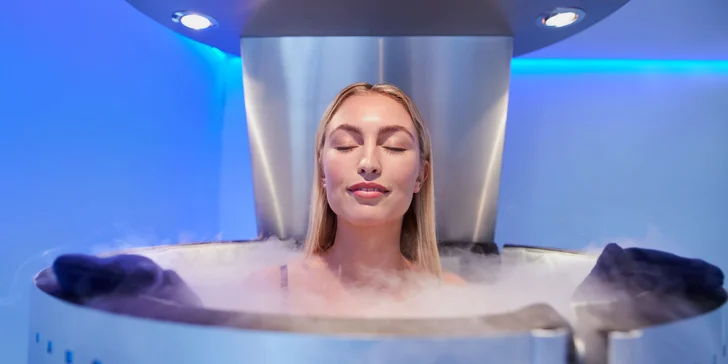 Vstup do kryosauny v Chilltime wellness