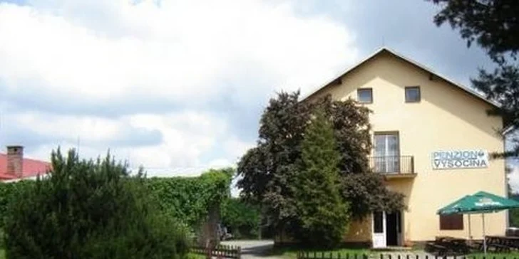 Na bežky aj výlety na Vysočinu: pobyt s polpenziou, masážou a saunou
