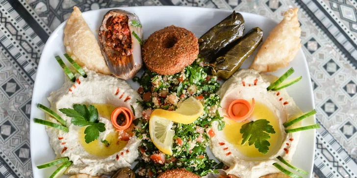 Arabské špeciality pre 2 osoby! Misa alebo gril tanier u Sindibada