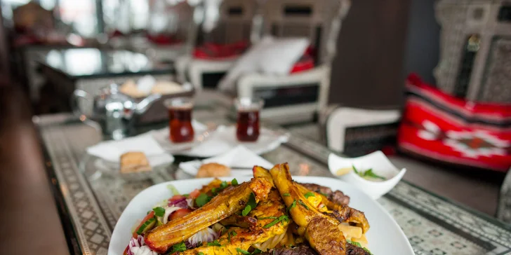 Arabské špeciality pre 2 osoby! Misa alebo gril tanier u Sindibada