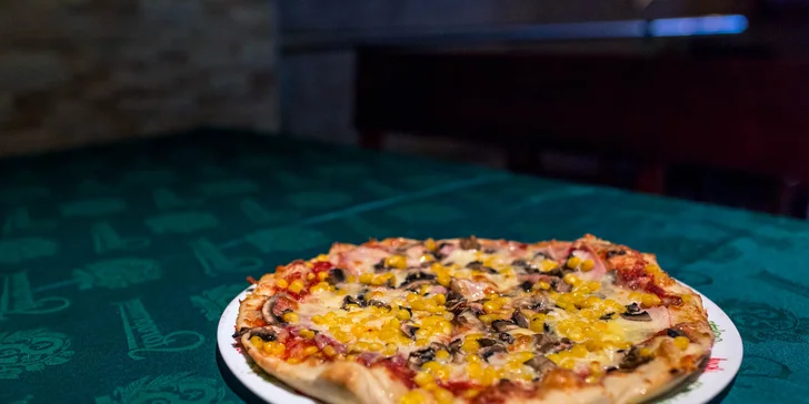 Vynikajúca pizza priamo na mieste alebo aj take away!