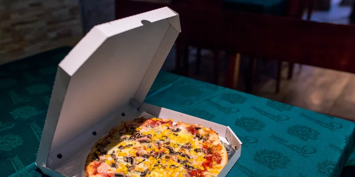 Vynikajúca pizza priamo na mieste alebo aj take away!