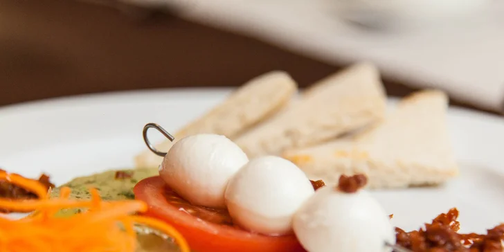 3-chodové menu s aperitívom: panenka a hokkaido rizoto