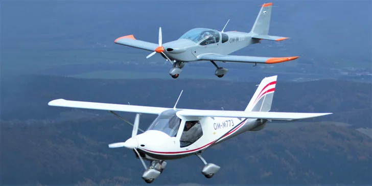 Let lietadlom Viper SD4 či Skyper GT9 s možnosťou pilotovania – exkluzívny valentínsky darček!