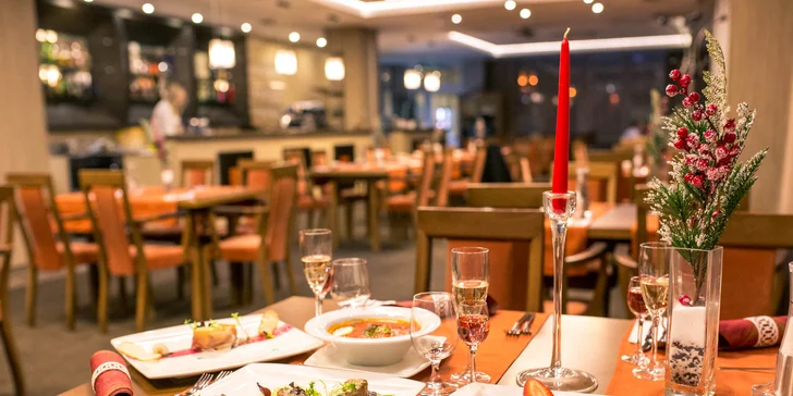 Trojchodová romantická večera pre dve osoby