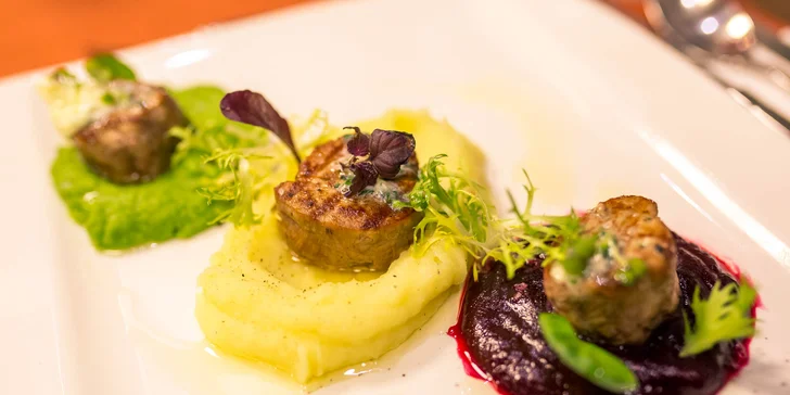 Trojchodová romantická večera pre dve osoby