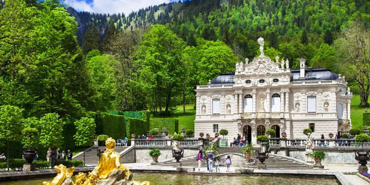 Bavorské zámky: Zájazd na Linderhof, Hohenschwangau, Neuschwastein