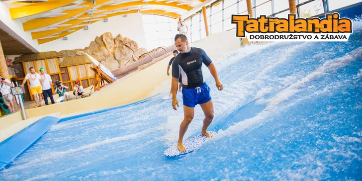 Surf Waves Tatralandia! Adrenalín na vlnách aj v zime!