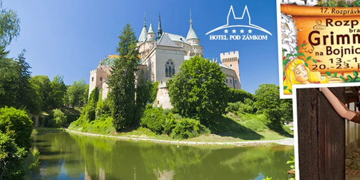 Pobyt pre dvoch v Hoteli pod Zámkom**** Bojnice - akcia na Rozprávky na 1 alebo 2 noci