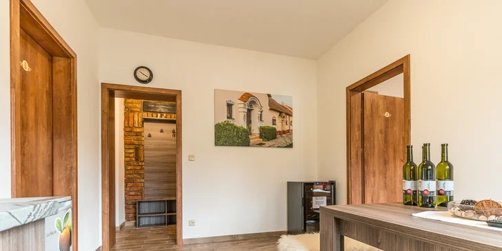 Apartmány s raňajkami pre rodinu či partiu: cyklovýlety a možnosť degustácie vín