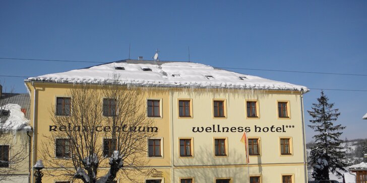 Zimný wellness pobyt so SKI PASOM v cene v hoteli Kolštejn***
