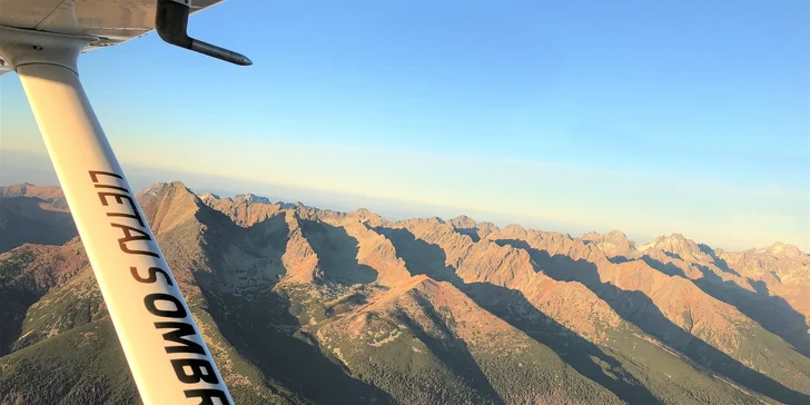 Vyhliadkové lety až pre 3 osoby v lietadle Cessna 172