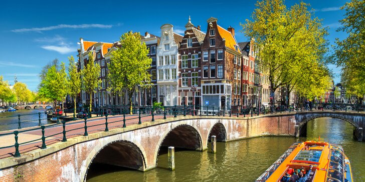 Amsterdam a Keukenhof: 4-dňový letecký zájazd s ubytovaním a raňajkami