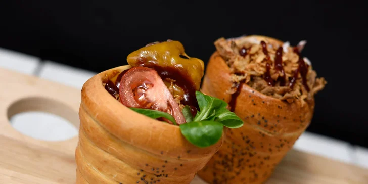 Slaný kornút plnený úžasnými dobrotami! Vyskúšajte Pána Kornúta!