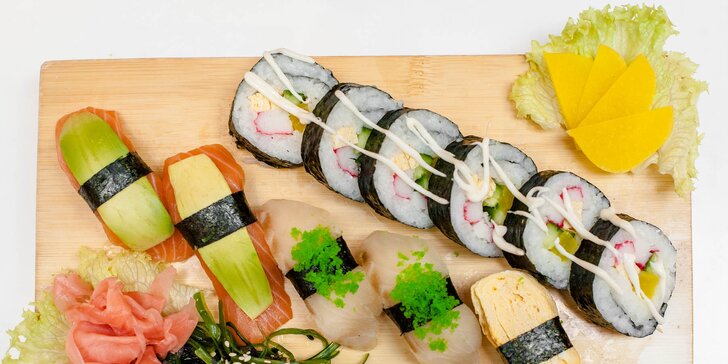 Sushi menu pre 1 alebo 2 osoby v Sushi Bare v Auparku