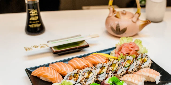 Sushi menu pre 1 alebo 2 osoby v Sushi Bare v Auparku
