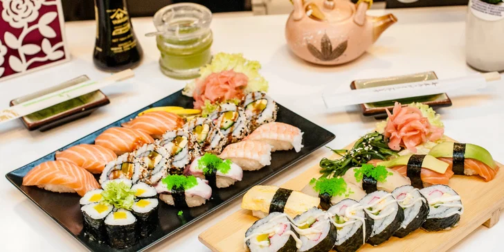 Sushi menu pre 1 alebo 2 osoby v Sushi Bare v Auparku
