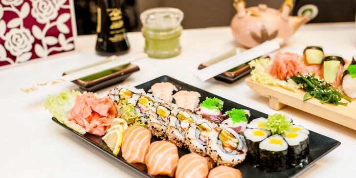 Sushi menu pre 1 alebo 2 osoby v Sushi Bare v Auparku