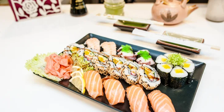 Sushi menu pre 1 alebo 2 osoby v Sushi Bare v Auparku