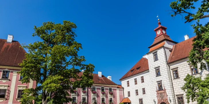 Slávnosti päťlistej ruže, návšteva zámku Hluboká a mesta Třeboň