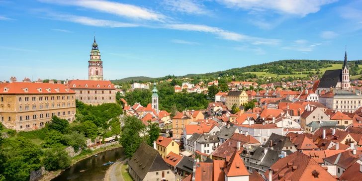 Slávnosti päťlistej ruže, návšteva zámku Hluboká a mesta Třeboň