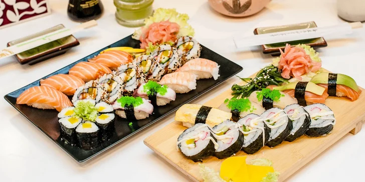Sushi menu pre 1 alebo 2 osoby v Sushi Bare v Auparku