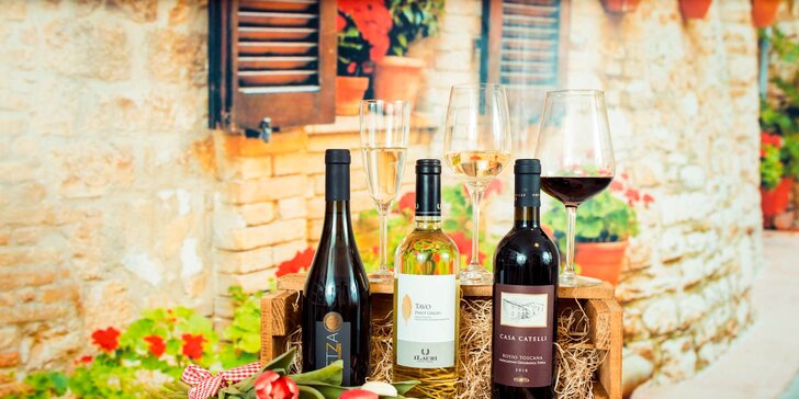 Degustácia 3 až 7 druhov vín v Primitivo