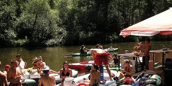 3-dňový rozprávkový XXL splav rieky Vltava v lete