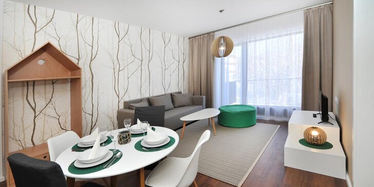 Pobyt v novopostavenej Vila Olívia s modernými apartmánmi s raňajkami, mimigolfom vo Vysokých Tatrách