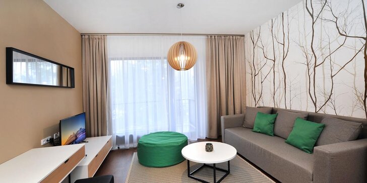 Pobyt v novopostavenej Vila Olívia s modernými apartmánmi s raňajkami, mimigolfom vo Vysokých Tatrách